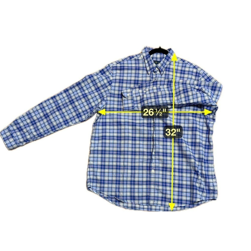 Ralph Lauren Old Money Preppy Shirt Mens XXL Classic Fit Cotton Flesh Pony - Picture 7 of 8